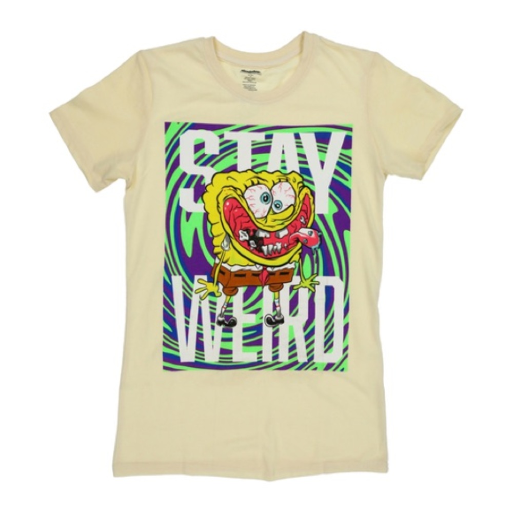 NWT SpongeBob SquarePants “Stay Weird” Graphic Unisex T-Shirt (Medium)